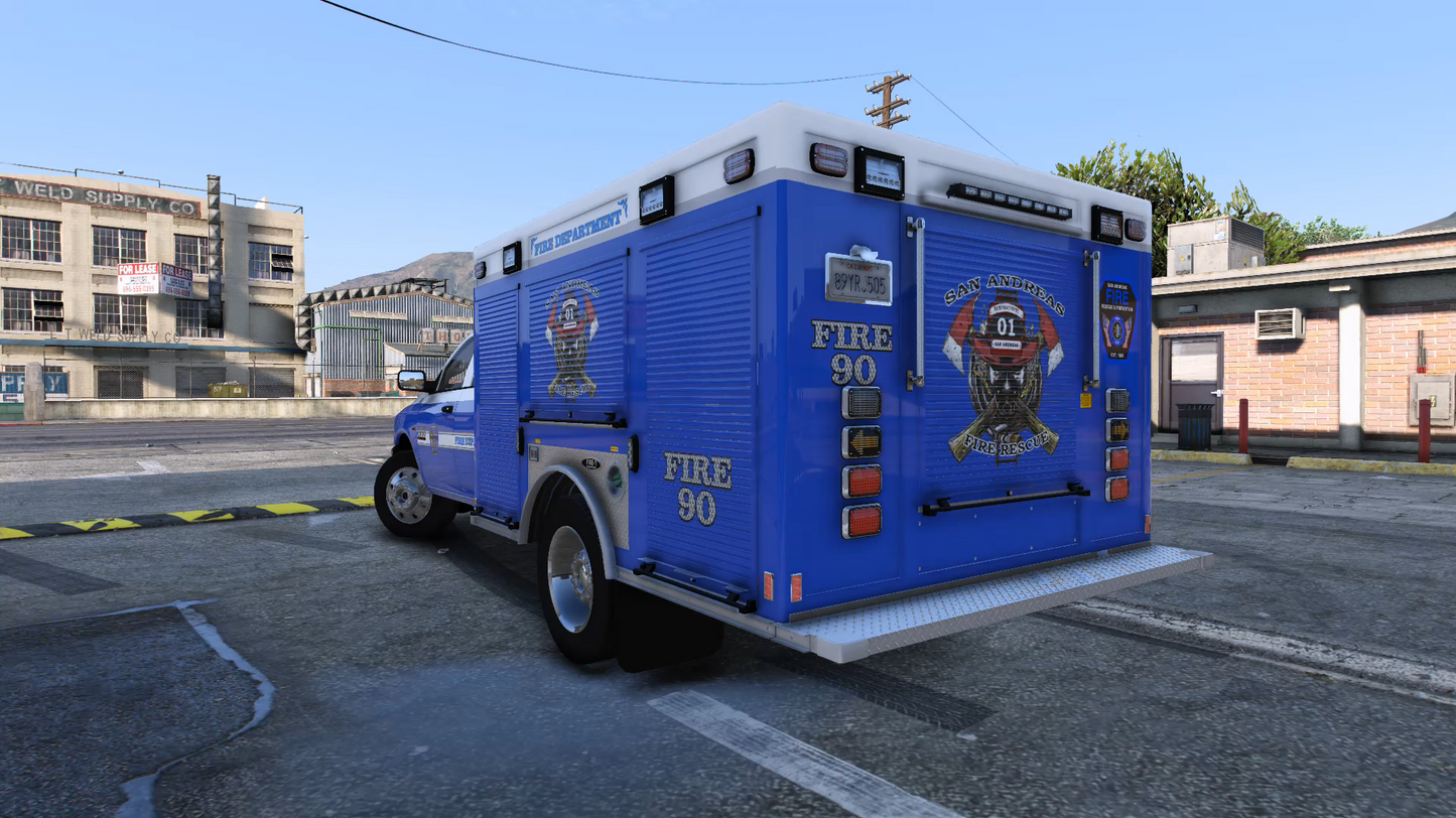 2016 Generic Heavy Duty Crew Cab Squad Truck | 2024 FD Squad Pack